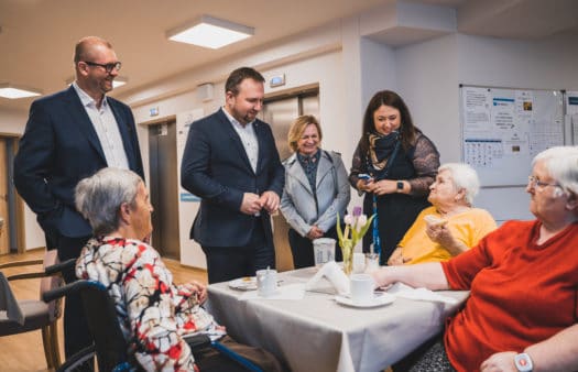 Ministr práce a sociálních věcí navštívil v Humpolci první PPP projekt sociální péče v ČR