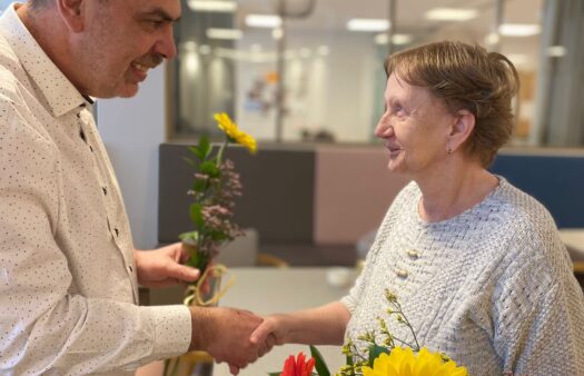 Společná oslava narozenin klientů SeniorCentra Humpolec